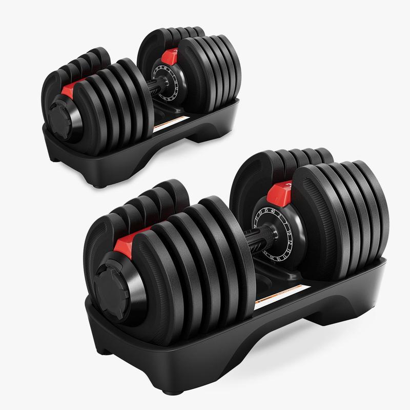 DMoose 90 lb Adjustable Dumbbell Set - Professional Weight Training for Fitness Equipment