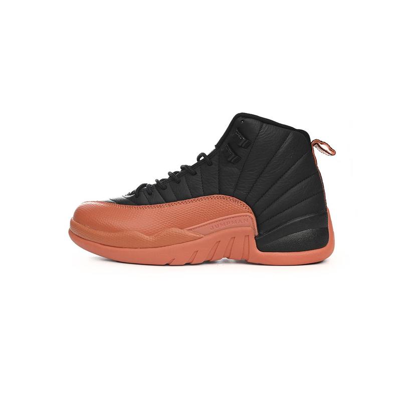 Jordan 12 Winter New Brilliant Orange Trendy Retro Sports Shoes High Top Anti slip Wear resistant Basketball Shoes