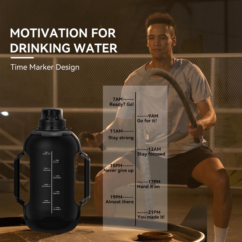 Sports Water ,Unique Smart Water ,Tritan bottel,Spout cover,Built-in straw,Dual-handle,Smart Water Cup with LED Light Diffrent color by APP Control, Smart Novelty Water Flask for Unique Presents,gift idea,44oz,christmas gift,Portable Washable Mug Reusable