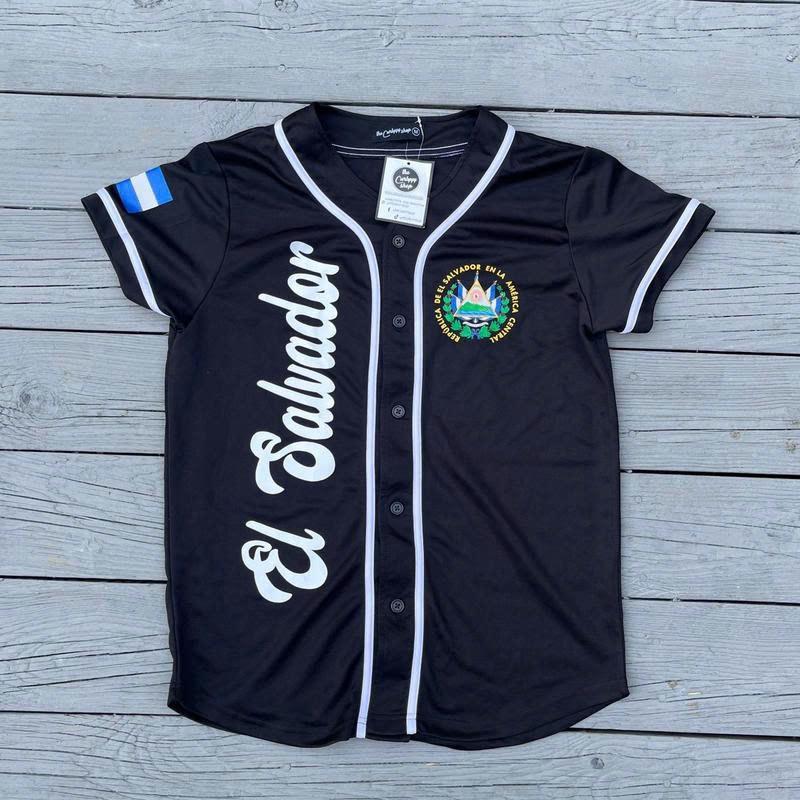 El Salvador Jersey Baseball Unisex for Men and Women