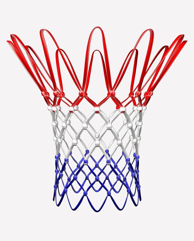 White Spalding All Weather Basketball Hoop Net