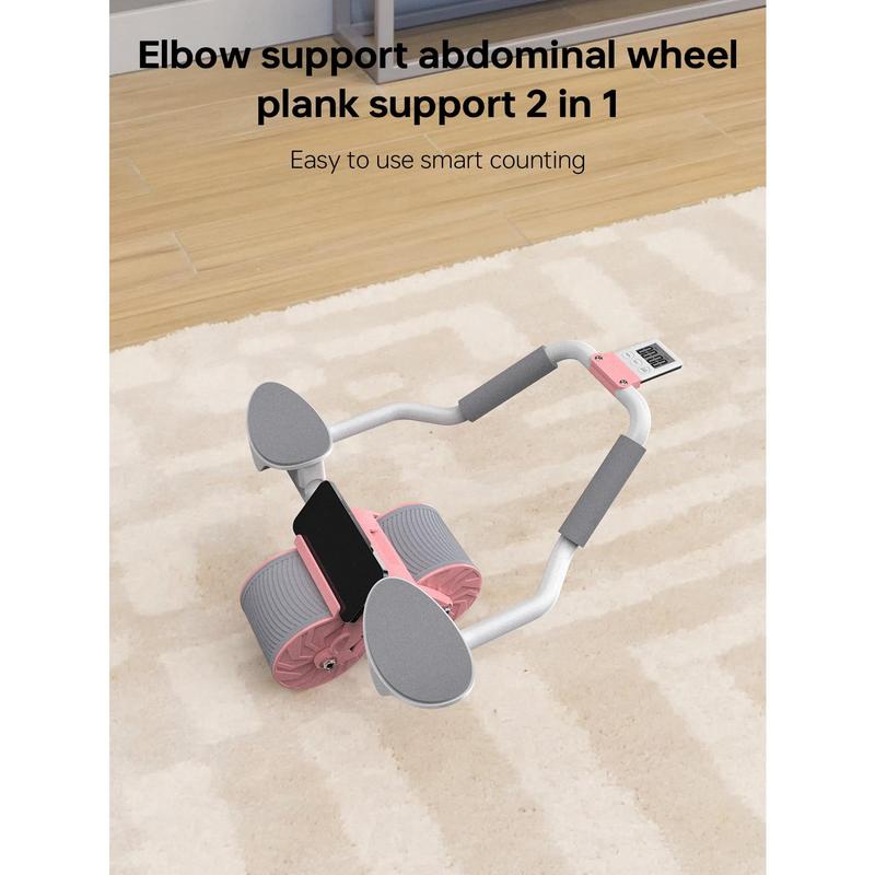 Automatic Rebound Abdominal Wheel With Elbow Support, Home Fitness Equipment