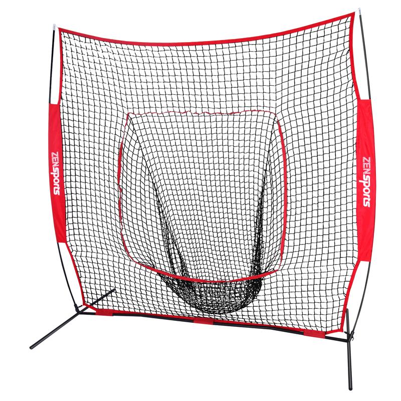 ZENY 7x7FT Portable Baseball Practice Net Softball Hitting Pitching Net W Bag