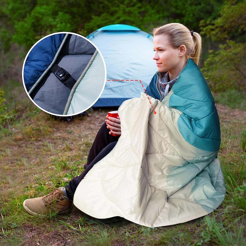 Outdoor Camping Quilt, Waterproof & Windproof Quilt, Warm & Cozy Quilt for Camping & Hiking, Sleeping Quilt for Men & Women