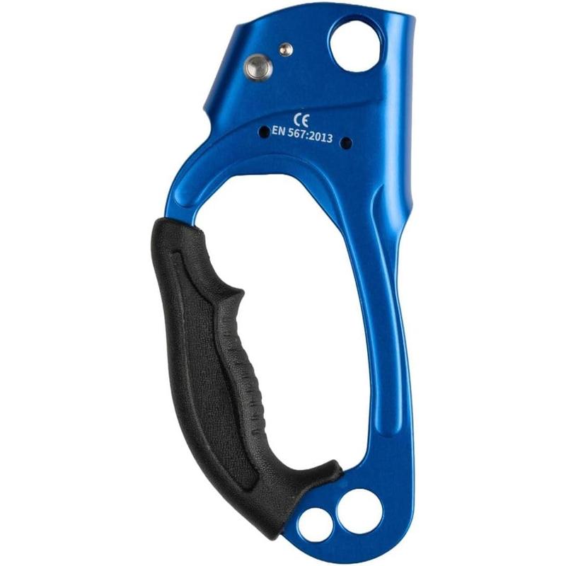 HALRSETBO Quick Up Double Hand Ascender for Both Hand, Blue Orange