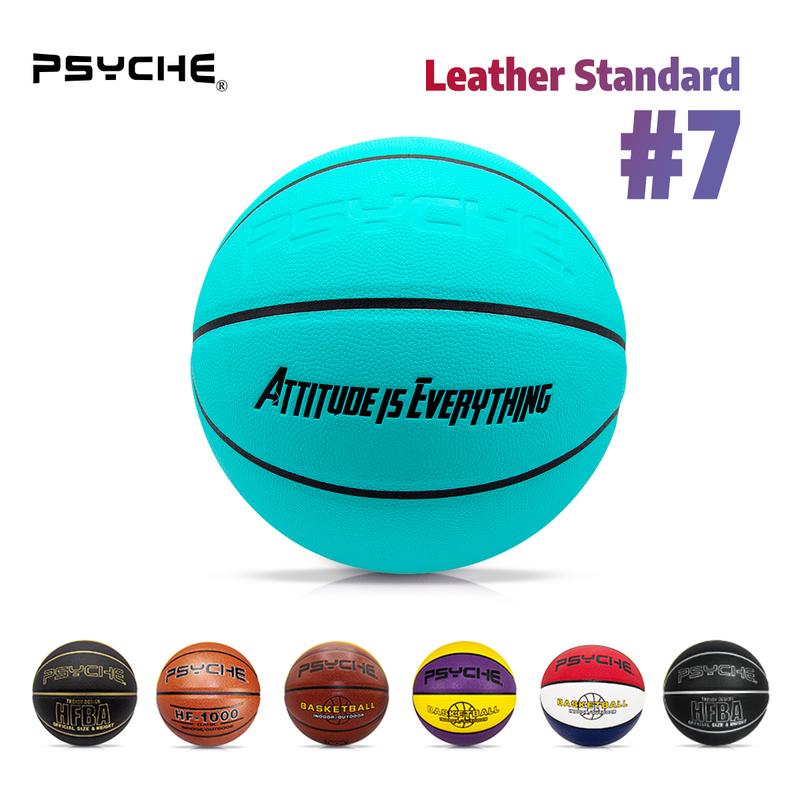 PSYCHE Basketball Leather Original Training Outdoor Indoor Standard Size 7 Basketball Ball