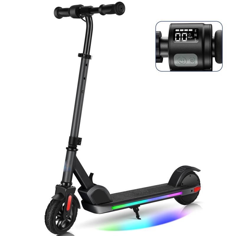 Electric Scooter for Kids, Adjustable Height & Speed, 150W Kids Electric Scooter Ages 6-14, Max 10 Mph & 7 Miles, 80 mins Ride