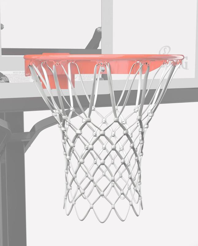 White Spalding All Weather Basketball Hoop Net