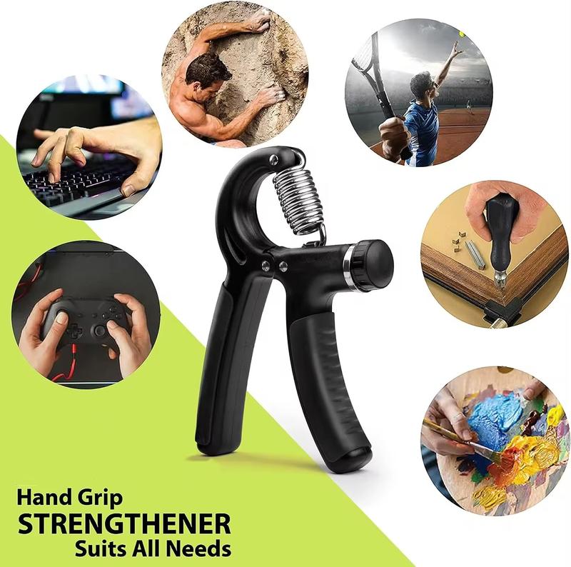 Grip Strength Trainer, Hand Grip Exerciser Strengthener with Adjustable Resistance 11-132 Lbs (5-60kg), Forearm Strengthener, Hand Exerciser for Muscle Building and Injury Recover