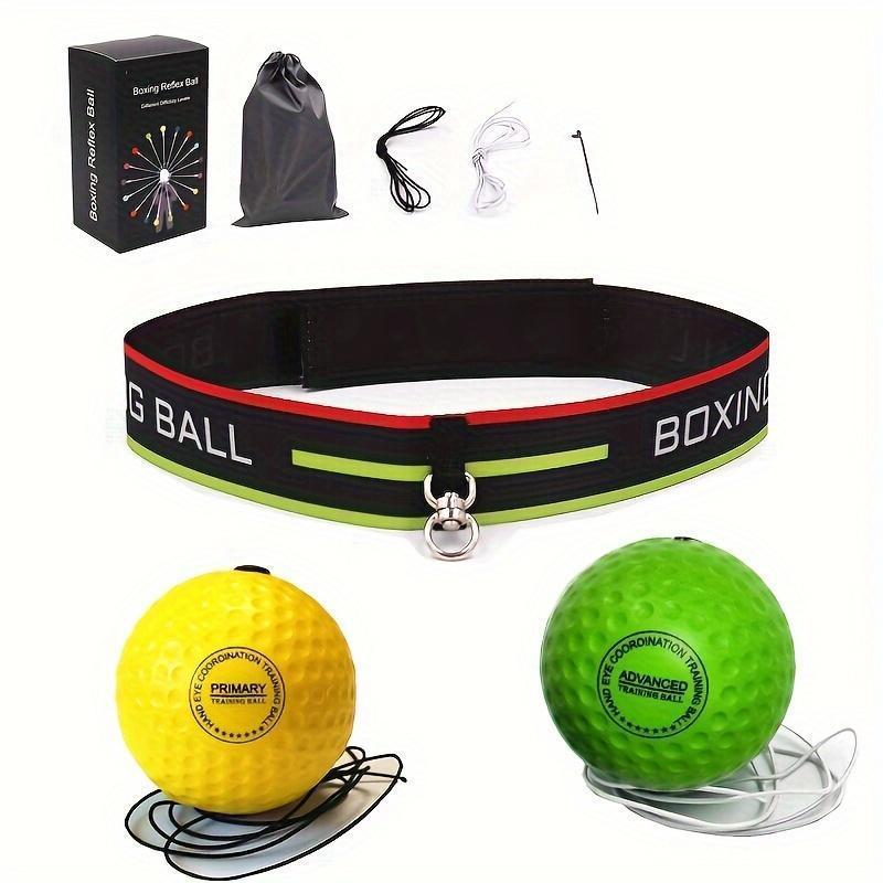 Boxing Reflex Ball Set for Boxing Training, 1 Box Boxing Speed Ball with Headband & Accessories, Hand Eye Coordination Training Equipment