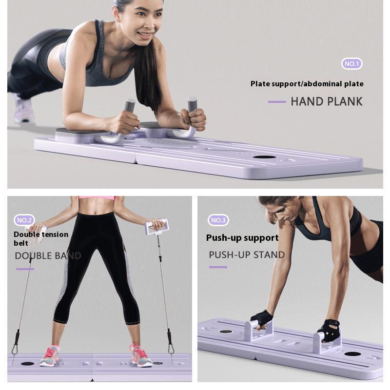 Multi-functional  Abdominal board 6-in-1  Exercise Board, Home Pilates Reformer, Abs Workout Equipment for Abdominal & Core Strength Training, Exercise Board for Home Gym Fitness mini stepper exercisemachine, Home Pilates pilates