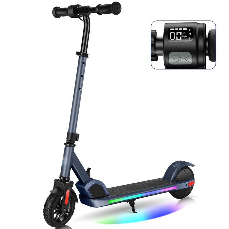 Electric Scooter for Kids, Adjustable Height & Speed, 150W Kids Electric Scooter Ages 6-14, Max 10 Mph & 7 Miles, 80 mins Ride