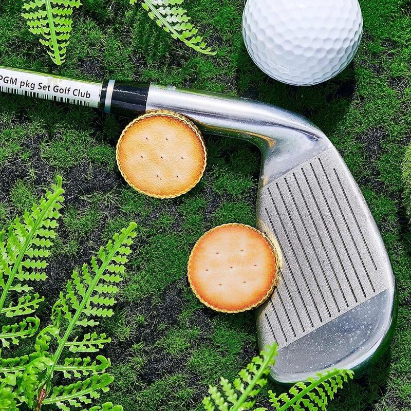 Cracker Design Golf Ball Marker with Magnetic Hat Clip, 1 Count Creative Golf Ball Marker, Golf Accessories for Men Women Golfers