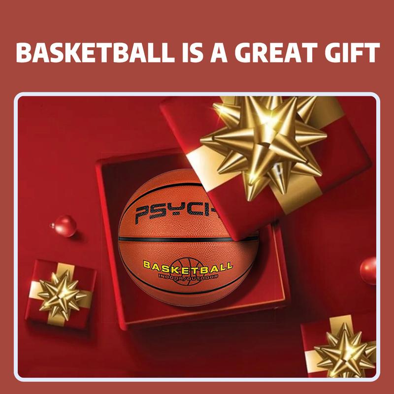 PSYCHE Basketball Ball Official Rubber Outdoor Indoor Size 7 Size 6 Size 5 Size 3 Mini Basketball Boys and Girls Gift