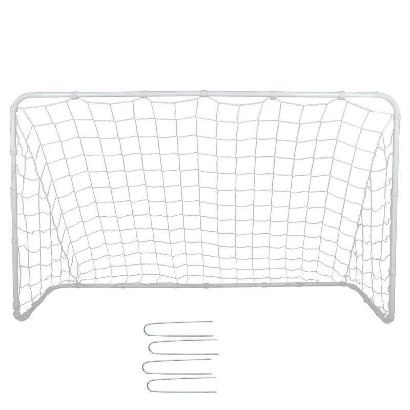 SUPERDEAL 6' x 4' Football Net Steel Frame Soccer Goal Sports Training Youth Size Outdoor Portable