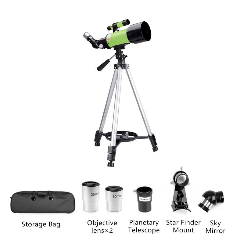 400×70 astronomical telescope large field of view HD can be used with cell phones suitable for stargazing hunting concerts and other longer distance outdoor observation