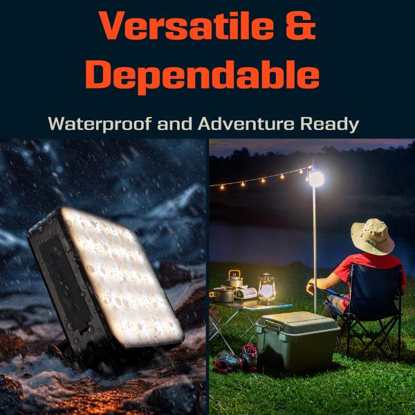 Camping Lantern - Hanging Lantern w  Bright & Warm Adjustable Lighting - Emergency Lantern w  USB-C Charging Port - Rechargeable Camp Light for Power Outage, Tent, Outdoor, Hiking, Backpacking, & More