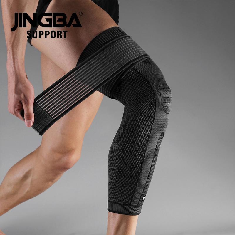 Breathable Full Leg Knee Pads, Portable Cycling Protective Gear, Men Gadgets Safety Protective Knee Support Pads for Running & Playing Basketball, Men Gifts, Gym Accessories, Sports & Outdoor Accessories, Knee Pads, Knee Sleeve, Christmas Gift