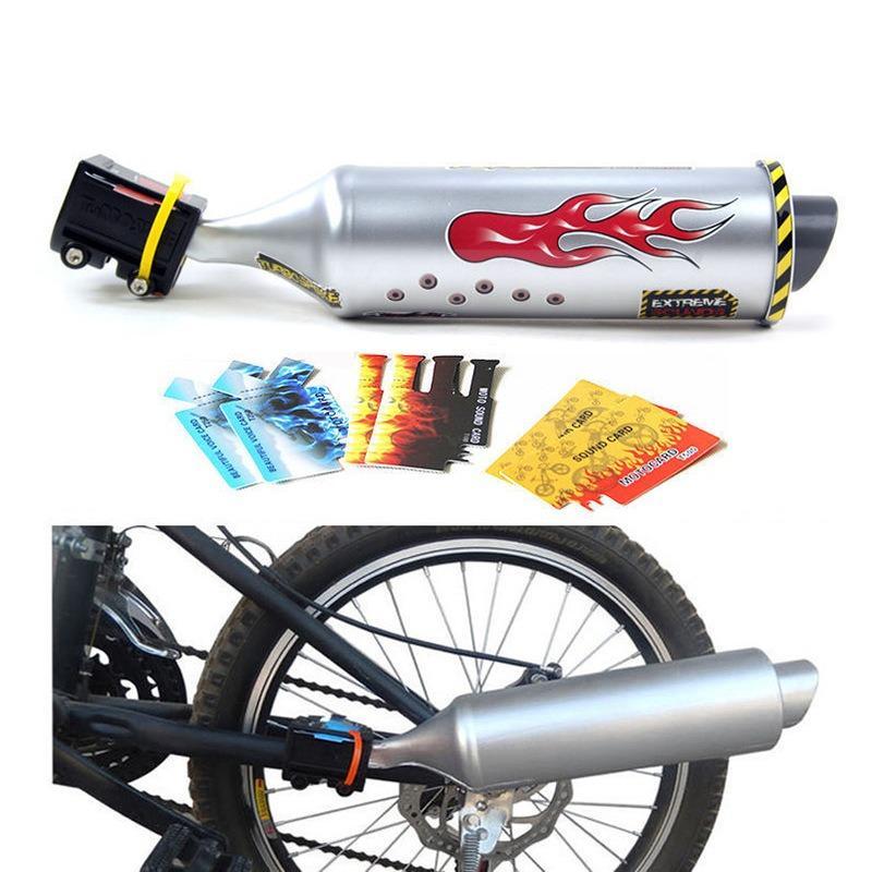 Bicycle Sound Turbo Exhaust System, 1 Set Bicycle Motorcycle Engine Sound Effect Speaker, Cycling Accessories for Outdoor Cycling