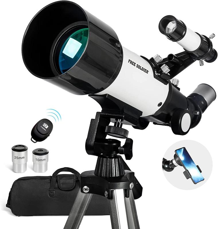 400×70 astronomical telescope large field of view HD can be used with cell phones suitable for stargazing hunting concerts and other longer distance outdoor observation