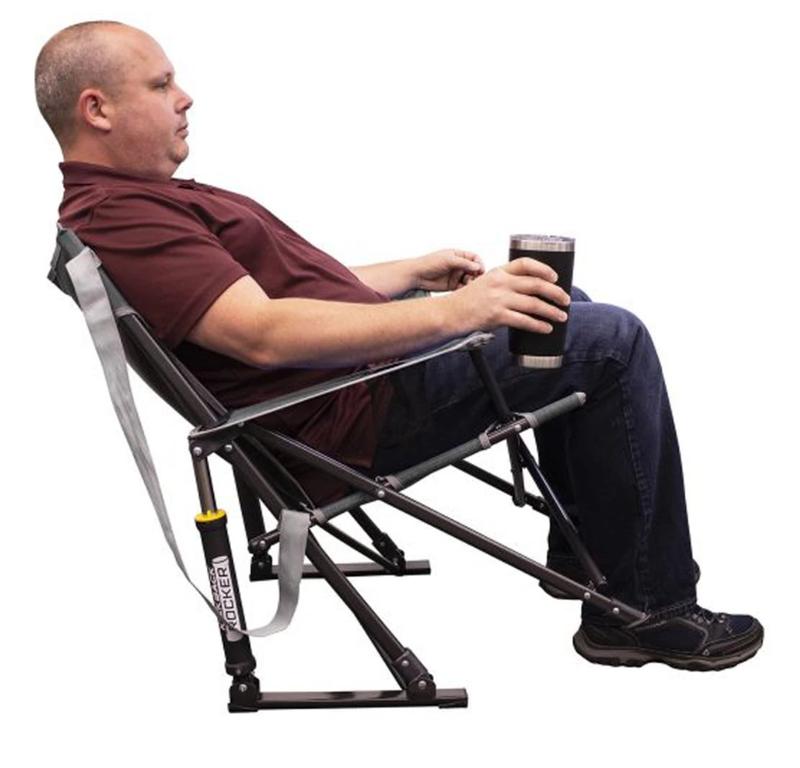 GCI Outdoor Kickback Rocker Camping Chairs - Comfortable and Portable