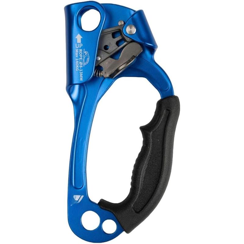 HALRSETBO Quick Up Double Hand Ascender for Both Hand, Blue Orange