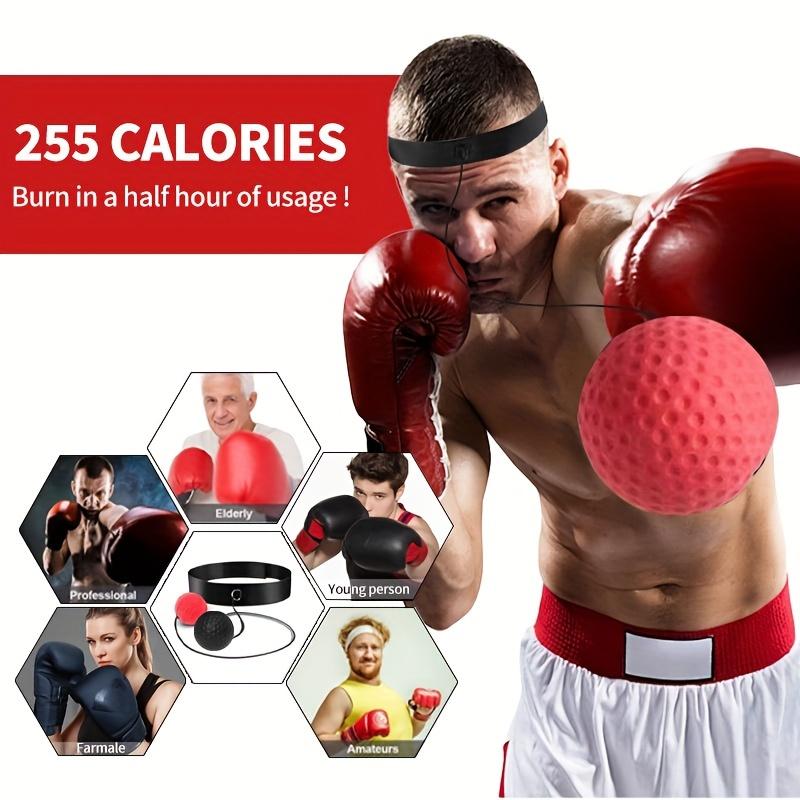 1 Set Boxing Reflex Ball Set - PA Material Speed Balls with Adjustable Headband, Hand Wraps & Carry Bag - Enhance Hand-Eye Coordination & Reaction Time for Adults & Teens