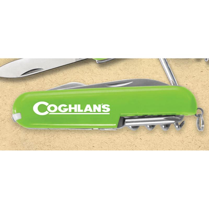 Coghlan's Multi-Function Camp Knife, 7 Functions, Army Camping Swiss Style