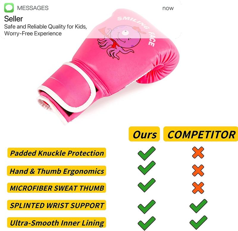 Upgrade  Boxing Gloves for 3-8 Year Boys and Girls,  Boxing Gloves for  , Boxing Gloves  Sparring for Punching Bag, Kickboxing, Muay Thai, MMA