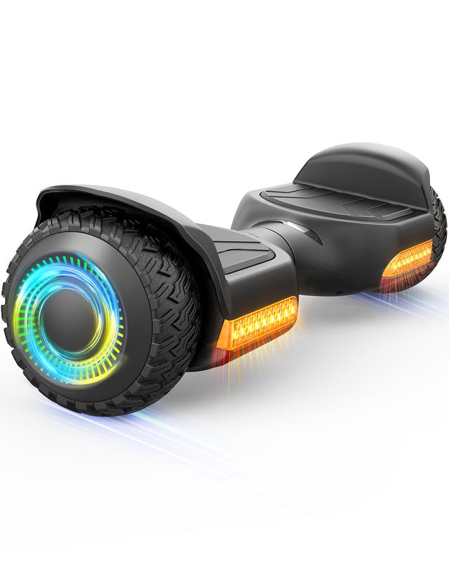 Hoverboard New G13 All Terrain Hoverboard with LED Lights & 500W Motor, Self Balancing Off Road Hoverboards with Bluetooth for Kids ages 6-12 and Adults