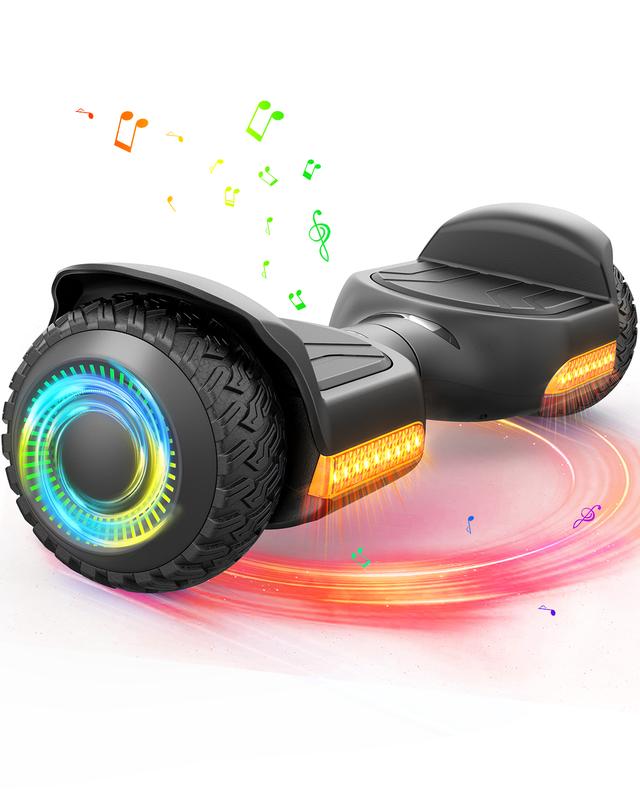 Hoverboard New G13 All Terrain Hoverboard with LED Lights & 500W Motor, Self Balancing Off Road Hoverboards with Bluetooth for Kids ages 6-12 and Adults