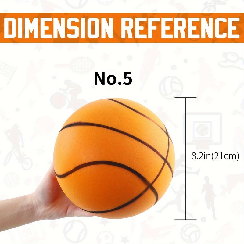 Silent Basketball, Silent Basketball Indoor Fengshui Ball, 2024 Foam Basketball Silent Dunk Basketball Indoor Training, Silent Brush Basket Basketball Halloween Christmas Gift