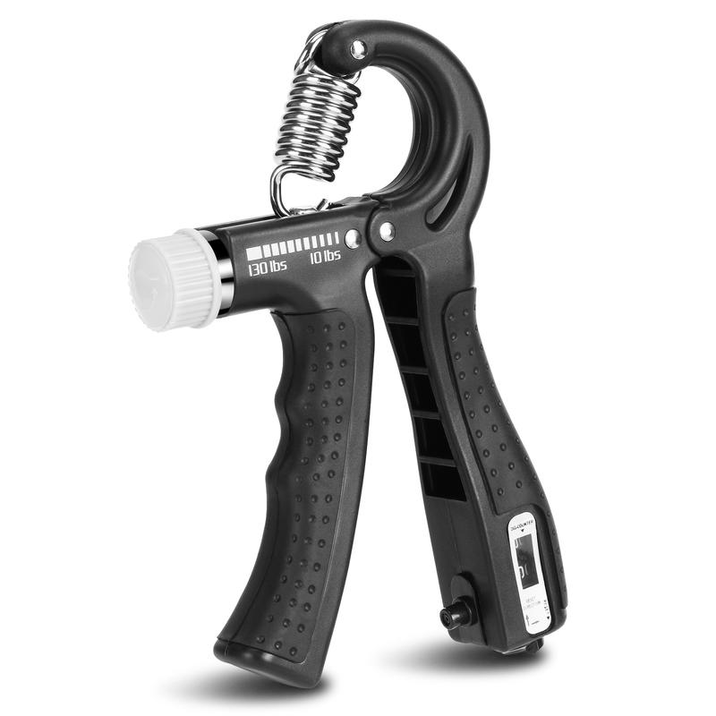 XPRT Hand Grip Strengthener Adjustable Resistance 10-130 lbs Forearm Exerciser, Grip StrengthTrainer for Muscle Building and injuryRecovery for Athletes handgripper