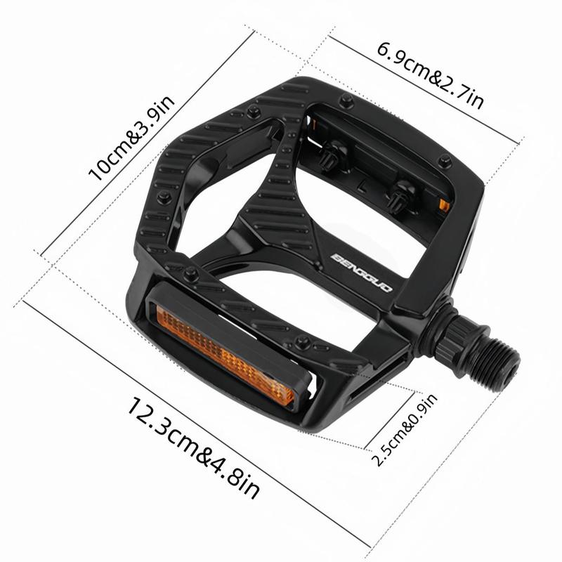 Bicycle Pedal, 1 Pair Aluminum Alloy High Speed Bicycle Pedal, Lightweight Bicycle Pedal, Cycling Accessories for Road Bike