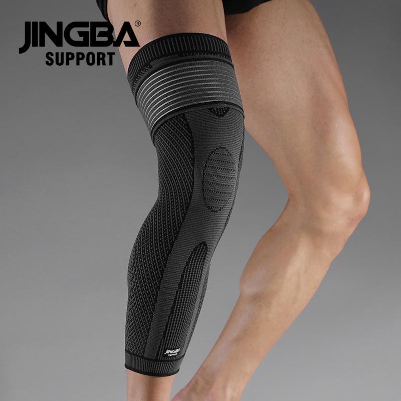 Breathable Full Leg Knee Pads, Portable Cycling Protective Gear, Men Gadgets Safety Protective Knee Support Pads for Running & Playing Basketball, Men Gifts, Gym Accessories, Sports & Outdoor Accessories, Knee Pads, Knee Sleeve, Christmas Gift