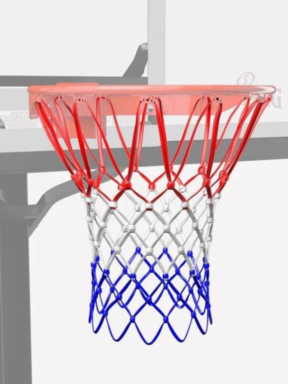 White Spalding All Weather Basketball Hoop Net