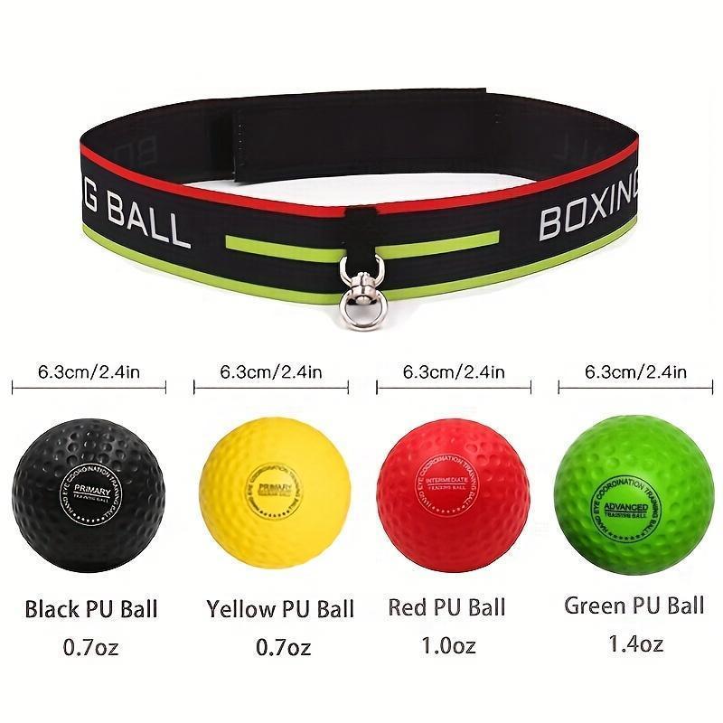 Boxing Reflex Ball Set for Boxing Training, 1 Box Boxing Speed Ball with Headband & Accessories, Hand Eye Coordination Training Equipment