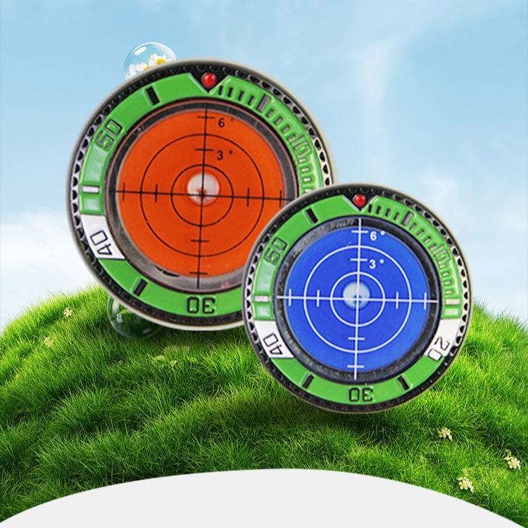 Golf Ball Marker, Golf Double Sided Level Marker with Precision Reading Green Reader. Golf Gifts for Him.