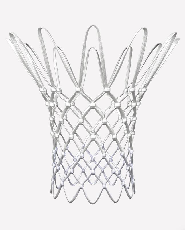 White Spalding All Weather Basketball Hoop Net