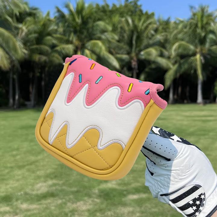 Putter Cover (Ice Cream Mallet) – Durable, soft, and stylish with magnetic closure for a secure fit. Protects your putter from dings and scratches