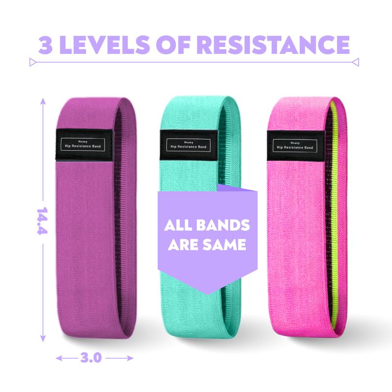 Hip Dip Resistance Bands for Home Workout to Grow Booty, Bands for Home Workout to Grow Booty, Home Workout Booty Bands