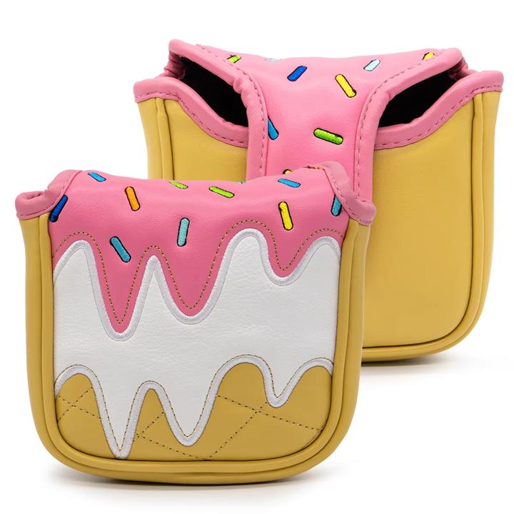 Putter Cover (Ice Cream Mallet) – Durable, soft, and stylish with magnetic closure for a secure fit. Protects your putter from dings and scratches