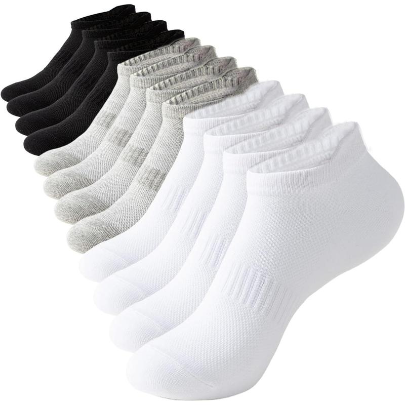 Ankle Socks for Women, Running Athletic Low Cut Tab Socks Sports No Show Socks 6-Pairs