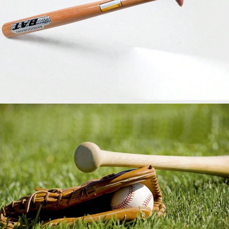 Wooden Baseball Bat, 1 Count Baseball Training Bat, Baseball & Softball Training Equipment for Home & Outdoor Sports