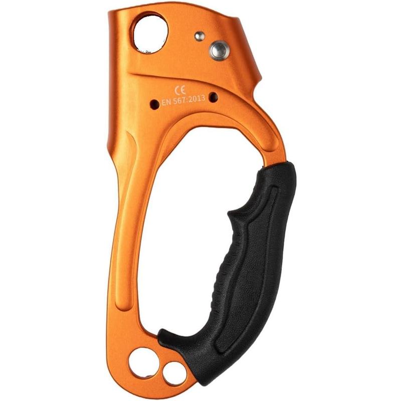 HALRSETBO Quick Up Double Hand Ascender for Both Hand, Blue Orange