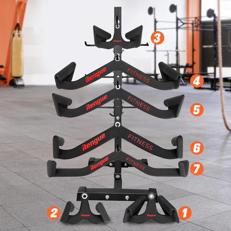 Rengue LAT Pull Down Bar T-Bar V-Bar Pulley Cable Machine LAT Pulldown Attachments Back Tricep Pull Down Attachment Strength Training Handle Grips LAT Pulldown Bar Press Down Exercises for Home Gym