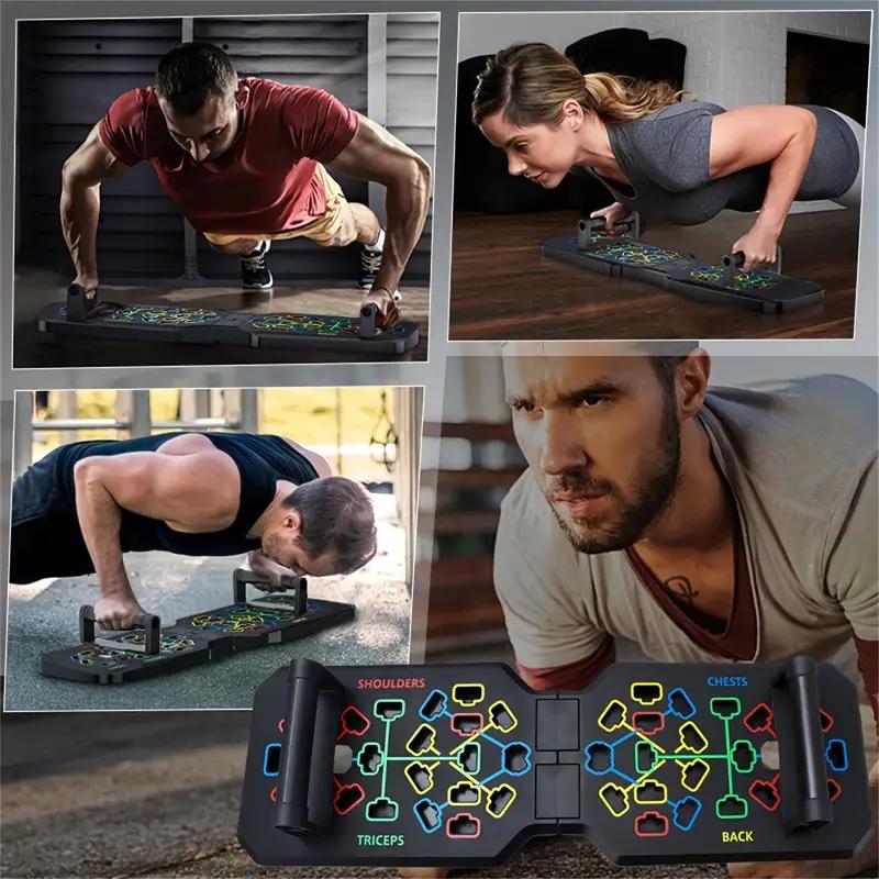 Push-up Board, 1 Set Push-up Training Board, Home Push-up Training Board, Chest Muscle Abdominal Muscle Training Equipment for Men & Women