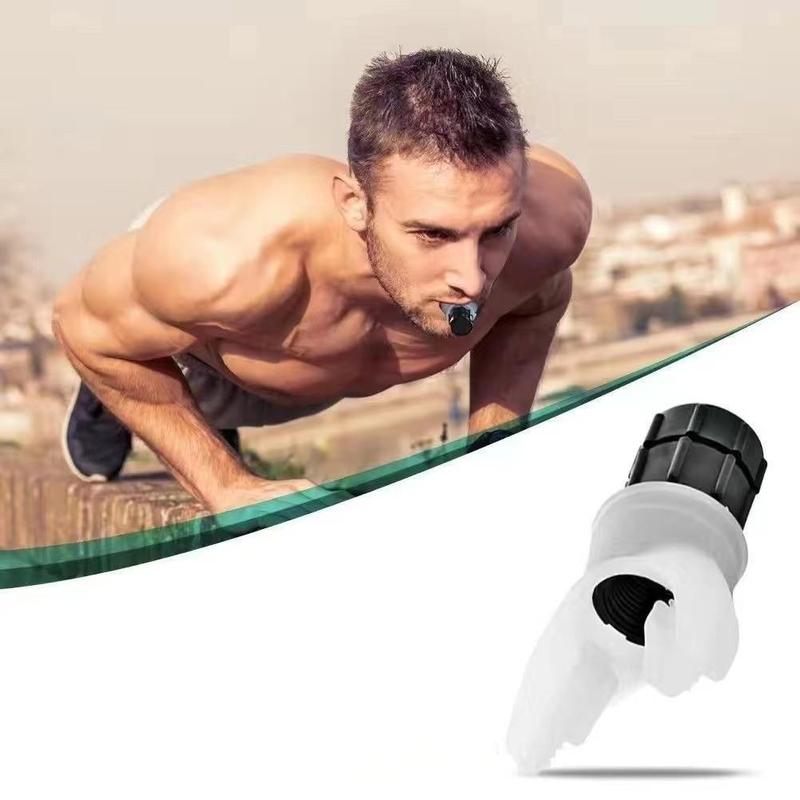 Portable Breathing Mouthpiece, Breath Training Mouthpiece, Breathing Mouthpiece for Running, Swimming, Yoga, Fitness Equipment