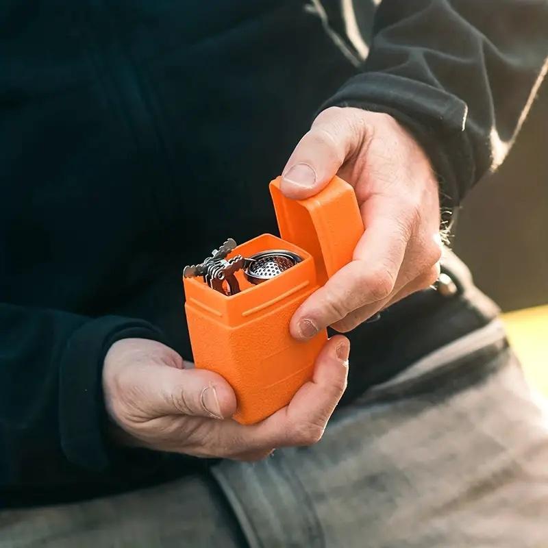 Portable Mini Gas Stove, Lightweight & Easy To Store Gas Stove, Outdoor Camping Kitchenware for Hiking Camping Fishing Picnic