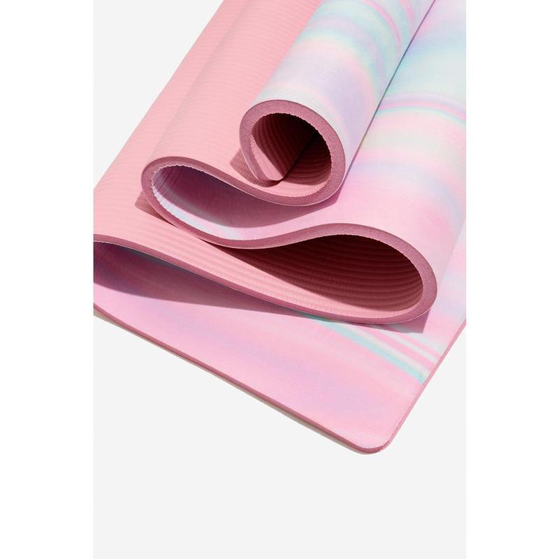 CloudCushion Vegan Suede Yoga Mat - Prismatic 0.5” Thick